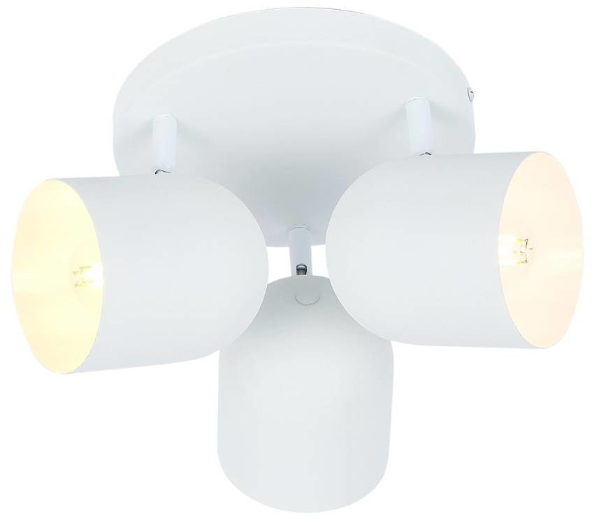 Candellux Bílé stropní svítidlo Azuro pro žárovku 3x E27