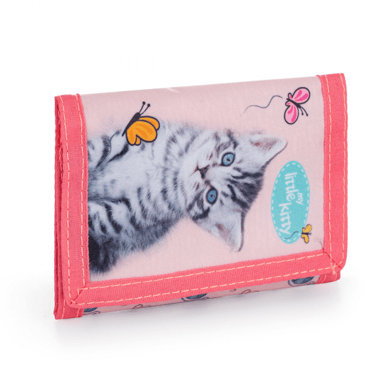 Karton P+P Dětská textilní peněženka - Kočka - 1-81823