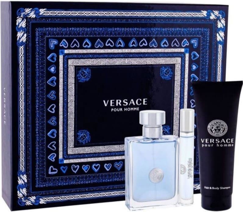 Versace Pour Homme - EDT 100 ml + sprchový gel 150 ml + EDT 10 ml
