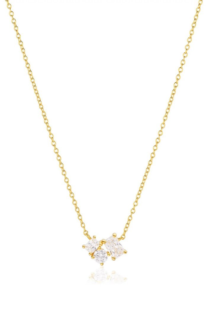 Sif Jakobs Jemný pozlacený náhrdelník Ivrea SJ-N12306-CZ-YG