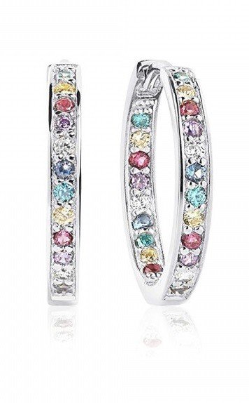 Sif Jakobs Půvabné kruhové náušnice s kubickými zirkony Corte SJ-E1540-XCZ