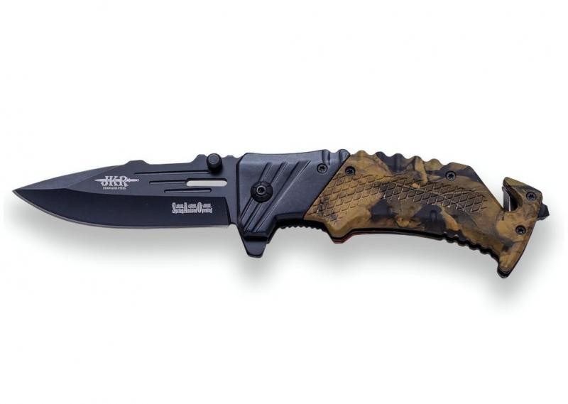 Joker záchranářský nůž SAO brown camo Fibre Handle