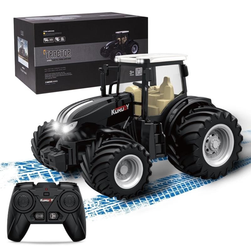 Korody RC TRAKTOR kovový 2,4 Ghz s širokými koly, LED osvětlení, zvuk