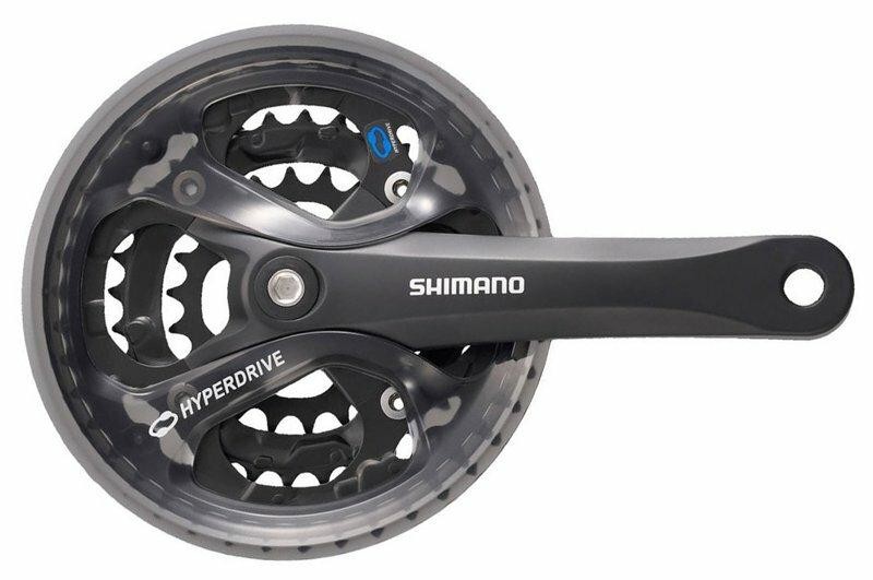 Shimano kliky Acera FC-M361 175mm 42-32-22, černé, s krytem , 7/8 speed, čtyřhran, v krabičce