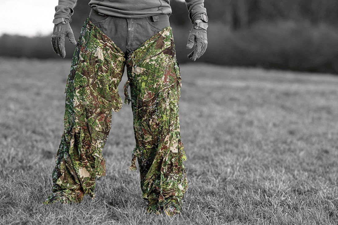 Maskovací kalhoty GHOST LEGS Ghosthood® – Concamo Green (Barva: Concamo Green)