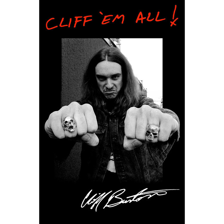ROCKOFF Textilní plakát Metallica - Cliff 'Em All