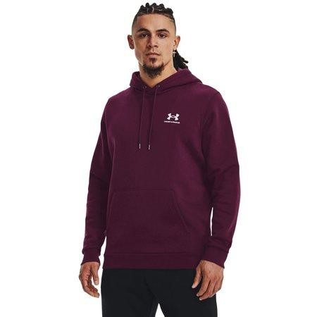 Under Armour Pánská mikina Essential Fleece Hoodie, purple, stone, L