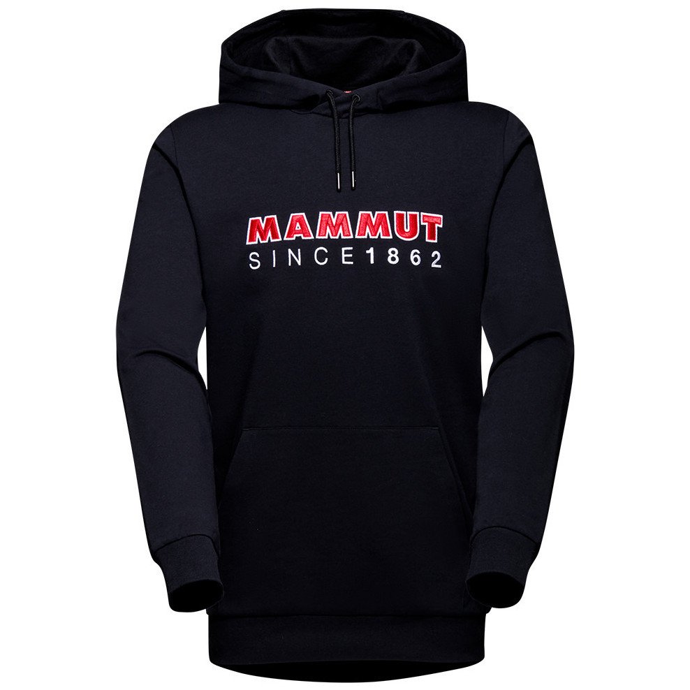 Pánská mikina Mammut Mammut ML Hoody Men Logo Velikost: L / Barva: černá