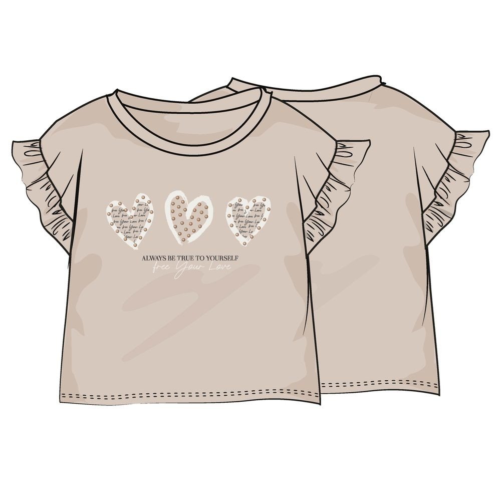 Tričko dívčí s krátkým rukávem, Minoti, dune 7, Holka - 104/110 | 4/5let