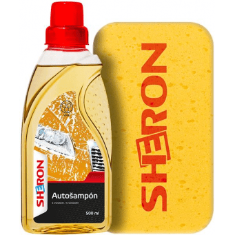 SHERON Autošampon s voskem 500 ml + houba SHERON 1514235 8594007966916