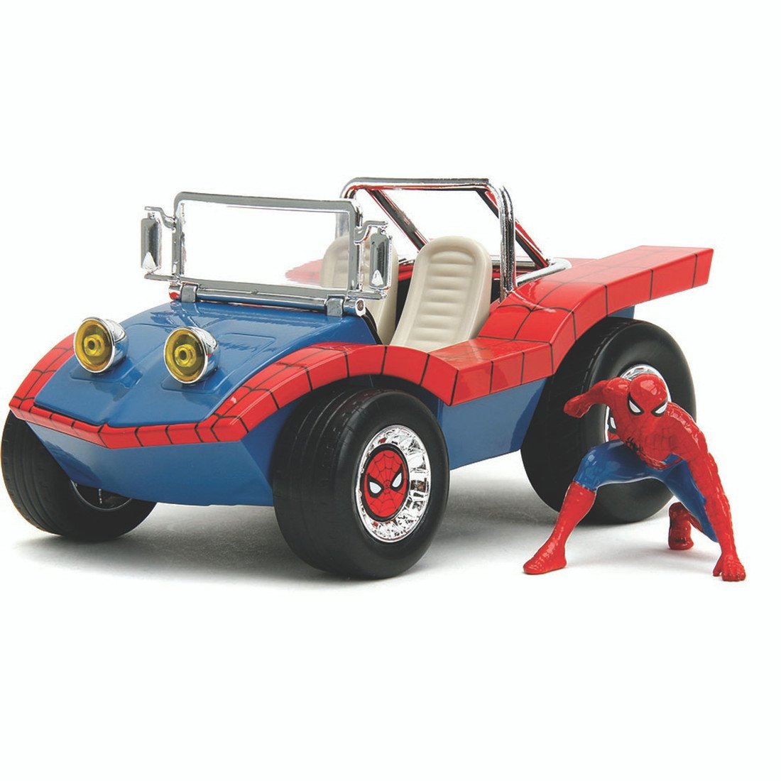 Jada Toys | Spider-Man - Diecast Model 1/24 Buggy s figurkou Spider-Man
