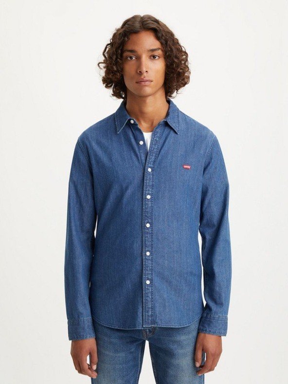 Levi's® LS Battery HM Shirt Slim Lyon Košile Modrá