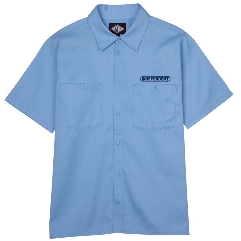 košile INDEPENDENT - Baseplate Work Shirt Blue (BLUE) velikost: XL