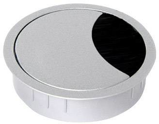 Bachmann 930.300 kabelová průchodka kulatá    zinkový tlakový odlitek stříbrná 1 ks