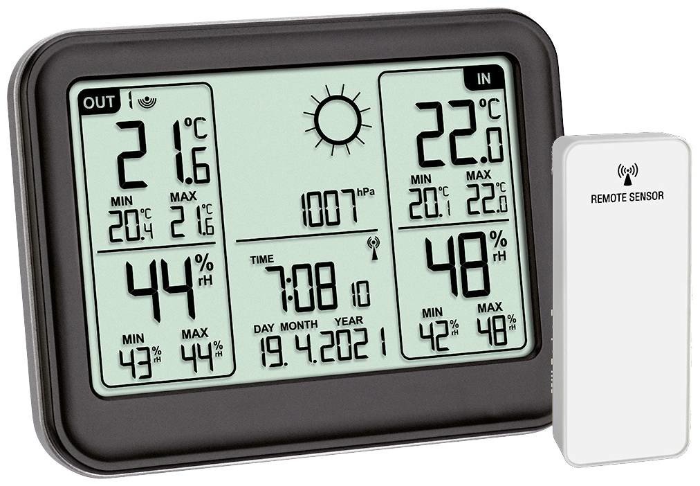 TFA Dostmann MEMO 35.1141.01 digitální bezdrátová meteostanice Předpověď pro 12 až 24 hodin