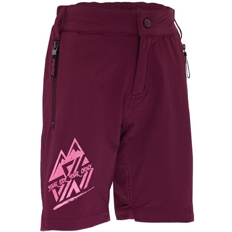 Kraťasy Silvini Acri CP2288 - dětské, volné, švestková - velikost 122-128