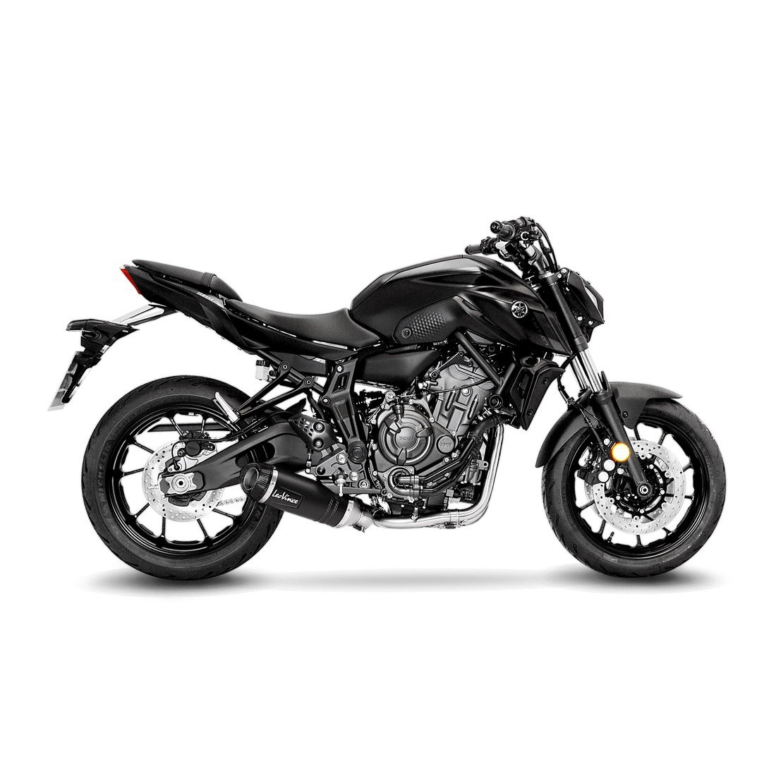 LeoVince 14360EBK LV One Evo Black Yamaha MT-07 / XSR 700 /YZF-R7 (21-22)