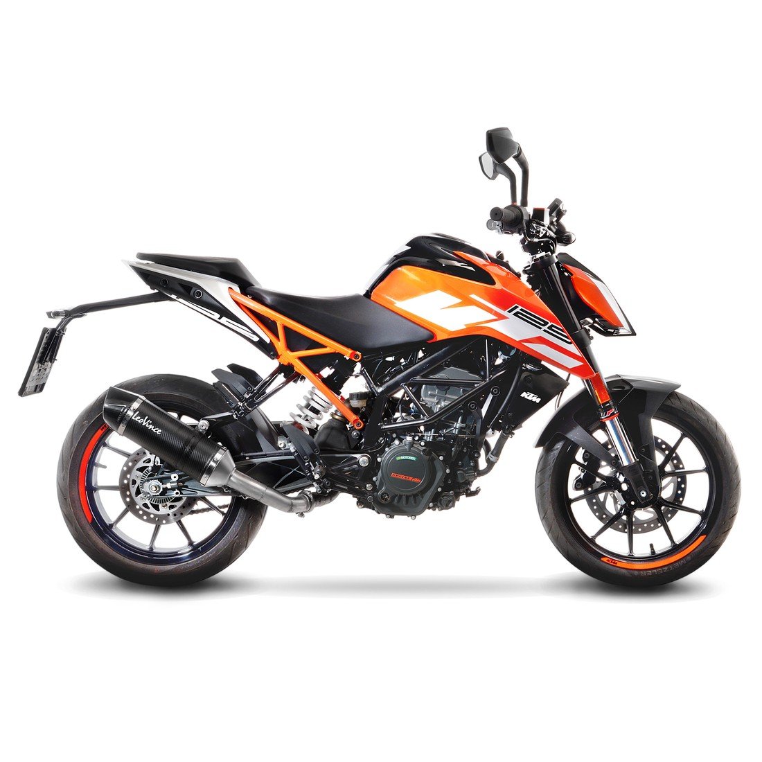 LeoVince 14186E LV One Evo Carbon KTM 125/390 Duke/RC (17-20)