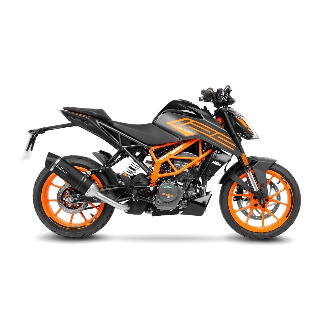 LeoVince 14393EB LV One Evo Black KTM 125 / 390 Duke