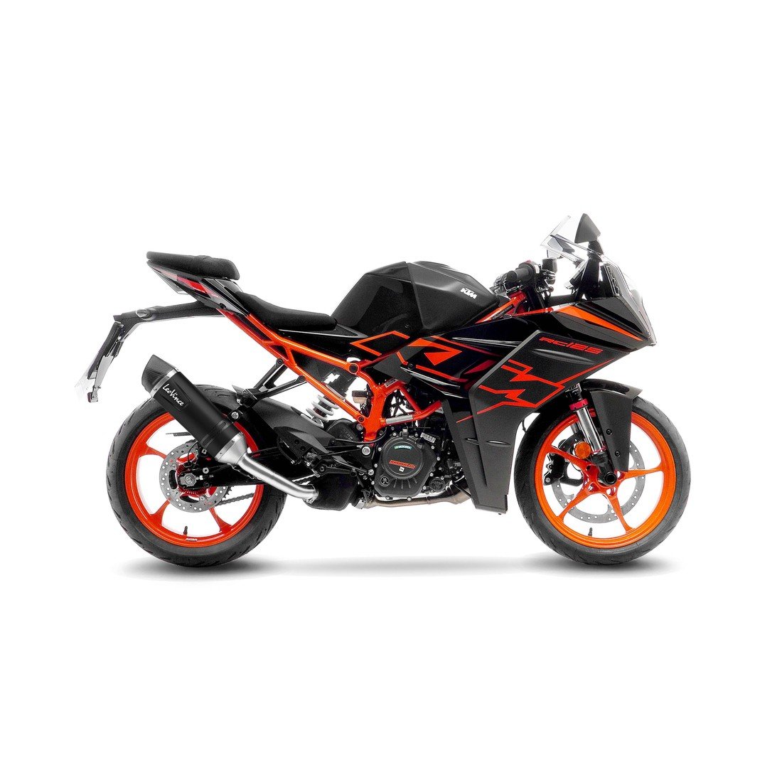 LeoVince 14415EB LV One Evo Black KTM RC 125 (22 >)