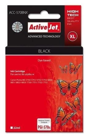 ActiveJet ink Canon PGI-570Bk XL new ACC-570BNX  22 ml, EXPACJACA0142