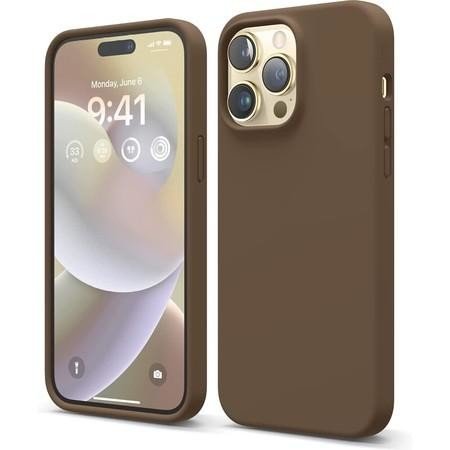 ELAGO silikonový kryt pro iPhone 14 Pro Max hnědý
