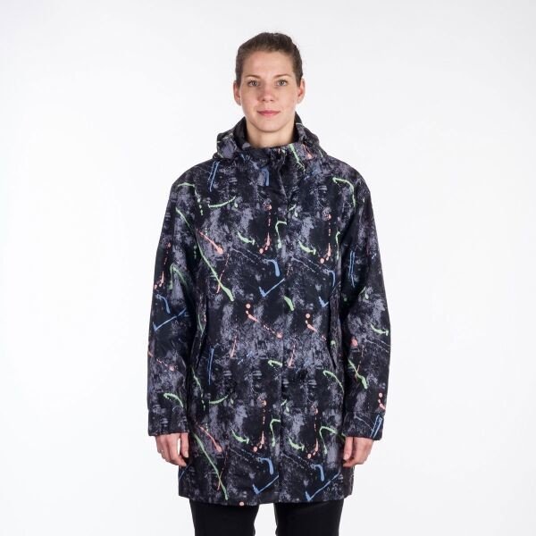 Northfinder Dámská oversize parka Dámská oversize parka, mix, velikost XS