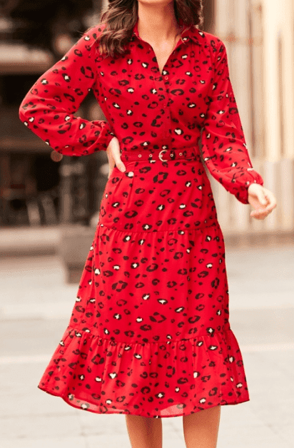 Dámské červené šaty Sosandar