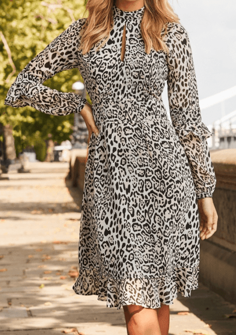 Dámské leopardí šaty Sosandar