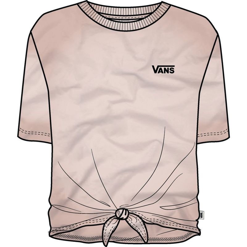 Triko Vans Junior V Wash Knot Wms - Růžová - M