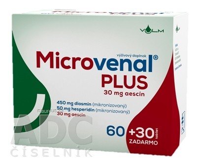 VULM s.r.o. VULM Microvenal PLUS tbl flm 60 + 30 zdarma (90 ks) 90 ks