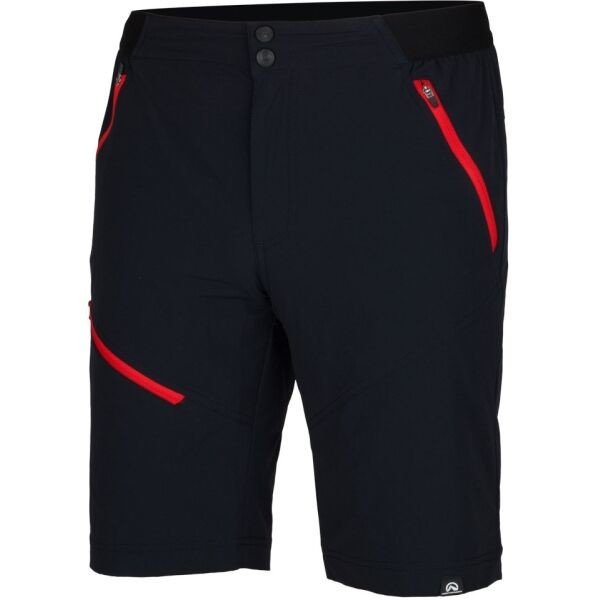 Northfinder Pánské šortky Pánské šortky, černá, velikost XL