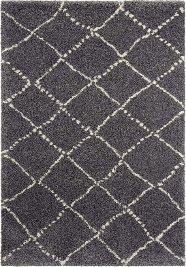 Šedý koberec Mint Rugs Hash, 80 x 150 cm