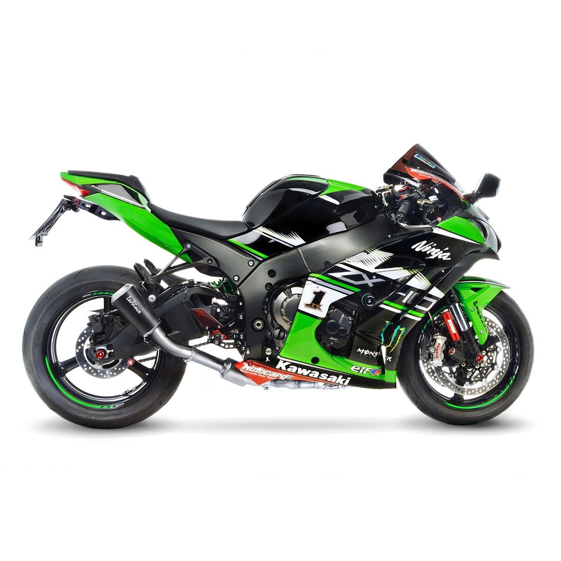 LeoVince 15200B LV-10 Black Kawasaki ZX-10R/RR Ninja (16-22)