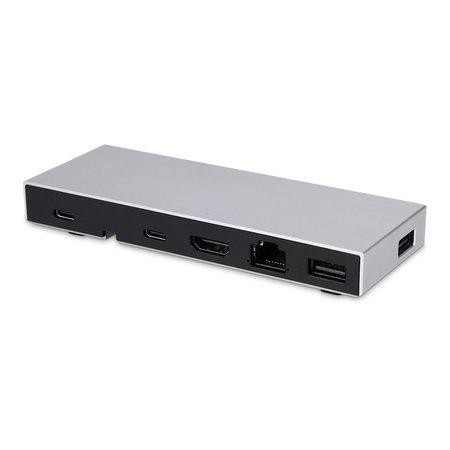LMP USB-C Compact Dock 2 - Silver Aluminium, 24879