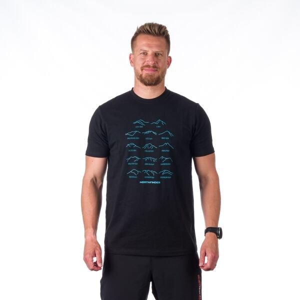 Northfinder Pánské tričko Pánské tričko, černá, velikost M