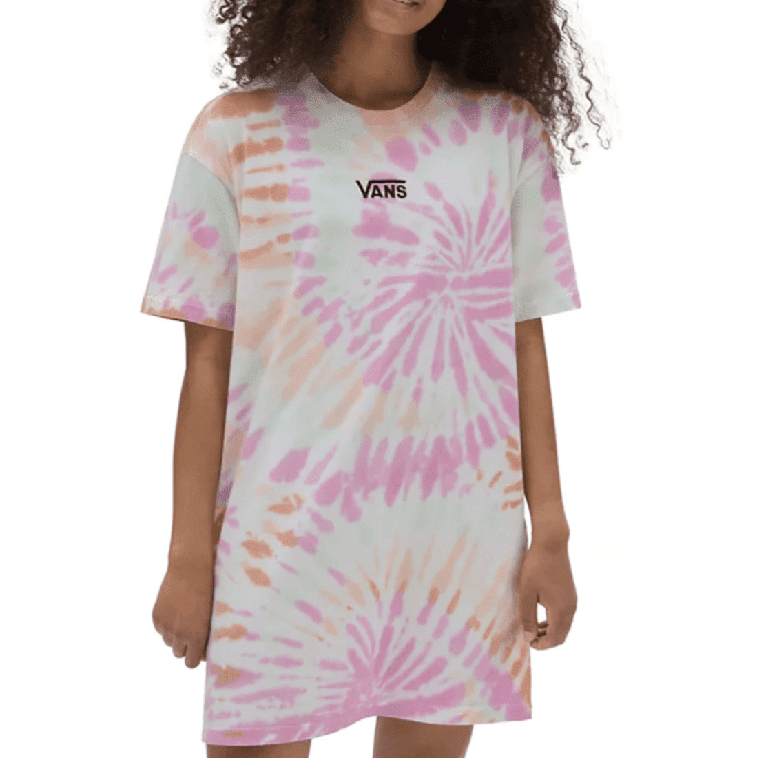 Center vee wash tee dress l