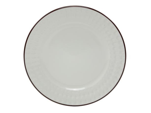 HIT Keramický dezertní talíř 19cm bílý