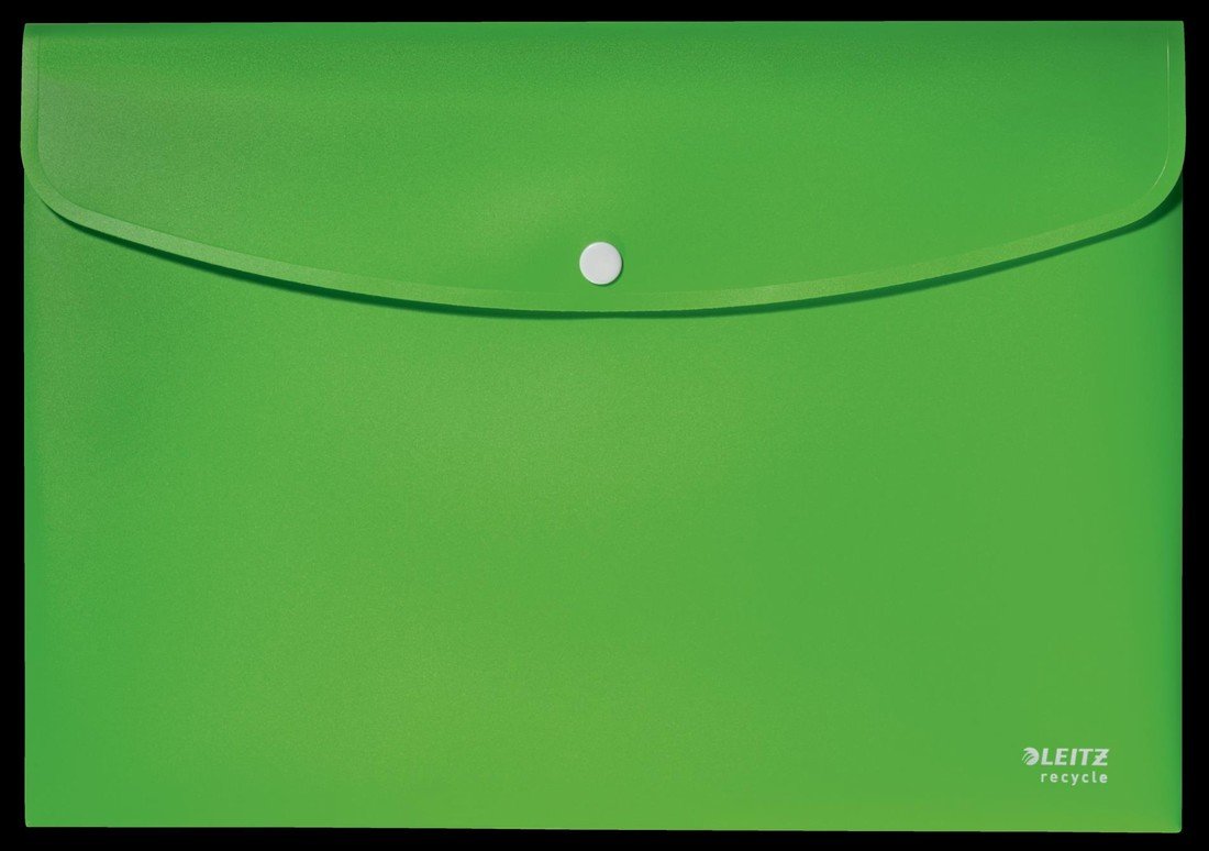 Zakládací pouzdro s drukem Leitz RECYCLE - A4, ekologické, zelené