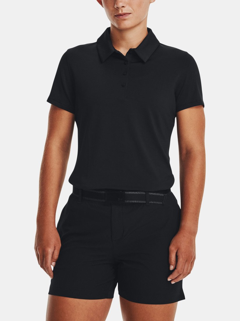Under Armour Tričko UA Playoff SS Polo -BLK - Dámské