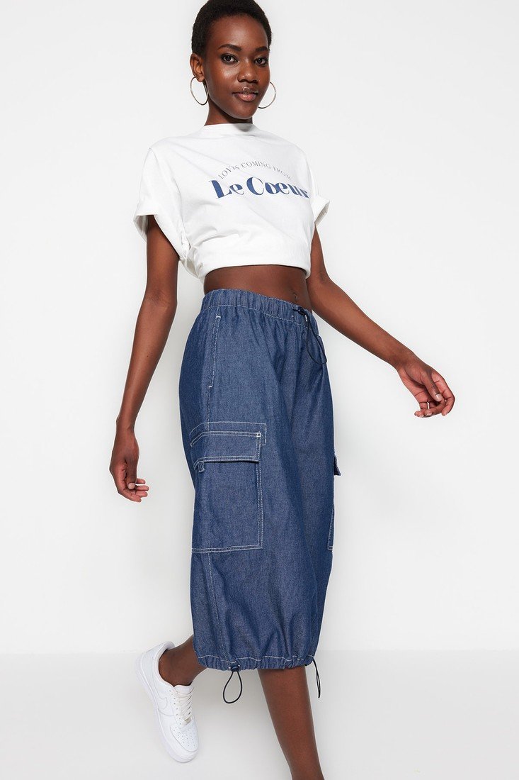 Trendyol Skirt - Blue - Maxi