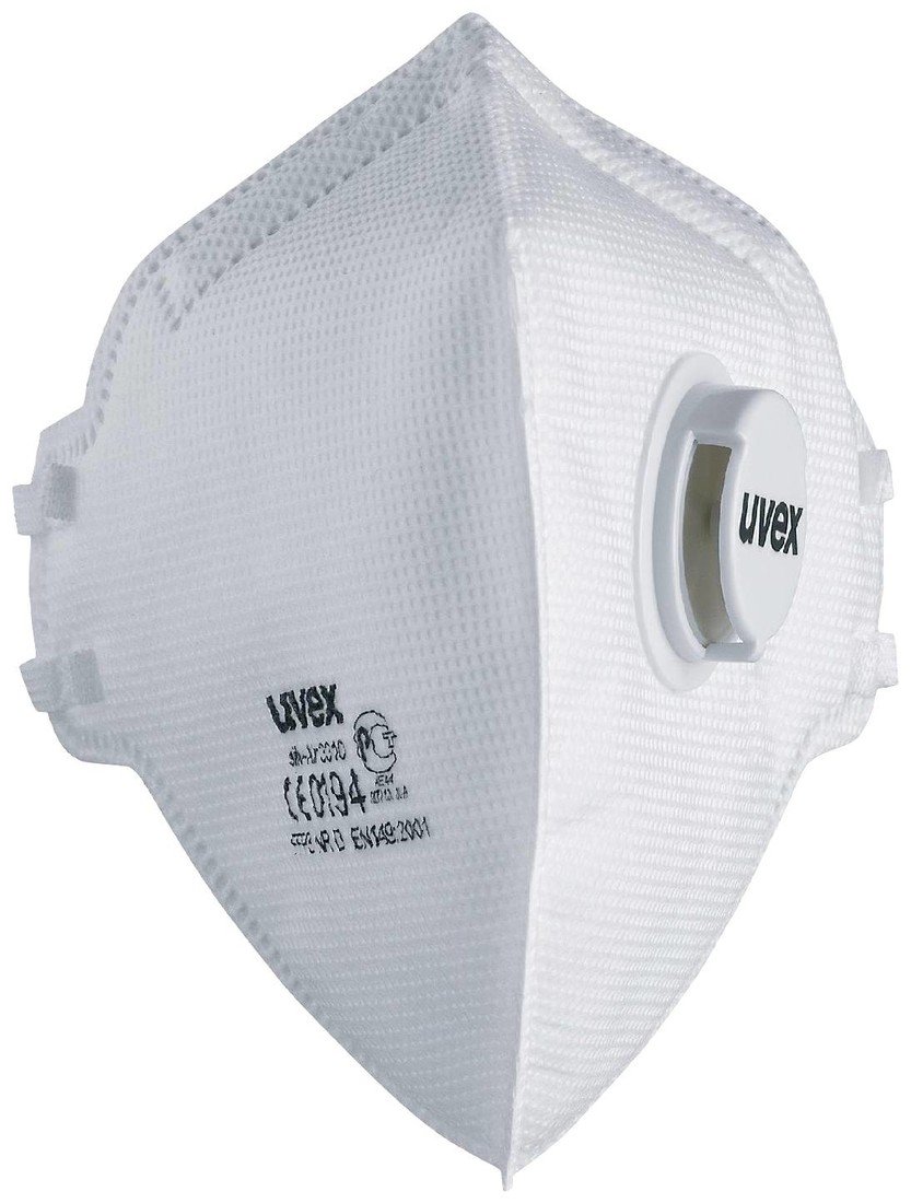 uvex uvex silv-Air class.3310 8763310 respirátor proti jemnému prachu, s ventilem FFP3 15 ks DIN EN 149:2001  plus  A1:2009