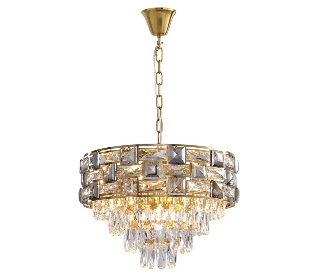 Lustr na řetězu LUXURIA 9xE14/40W/230V zlatá