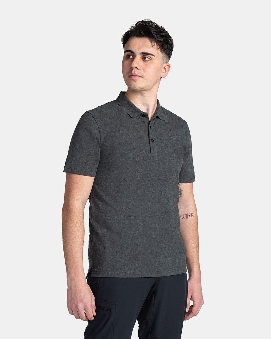 Pánské bavlněné polo triko kilpi vilar-m černá 3xl
