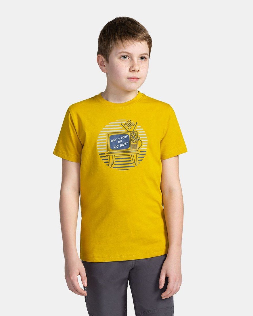 Chlapecké triko kilpi salo-jb žlutá 110_116