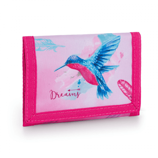 Karton P+P Dětská textilní peněženka - Kolibřík - 9-57123
