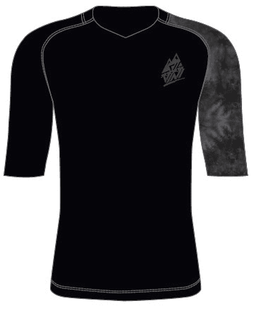 pánský enduro dres Brunello, black-charcoal - S