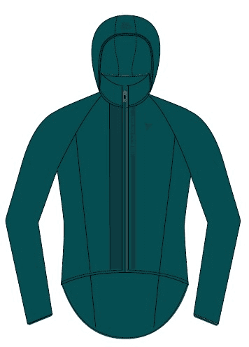 pánská cyklo bunda Gelo, ocean - S