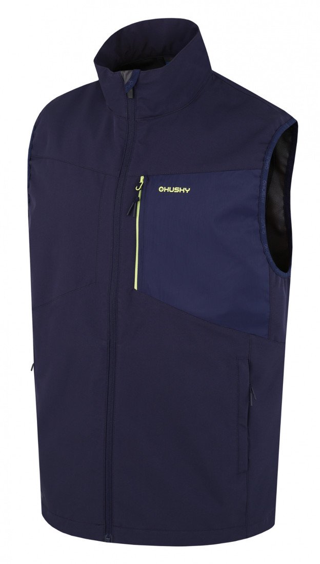 Husky Salien M XL, dk. blue Pánská softshell vesta