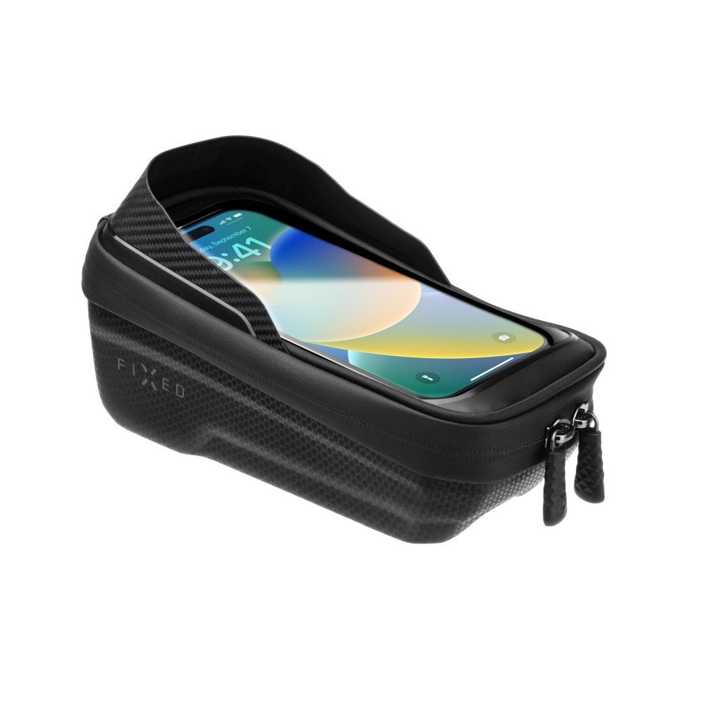 pouzdro na mobil Odnímatelné pouzdro mobilního telefonu na kolo Fixed Bikee Bag, černý